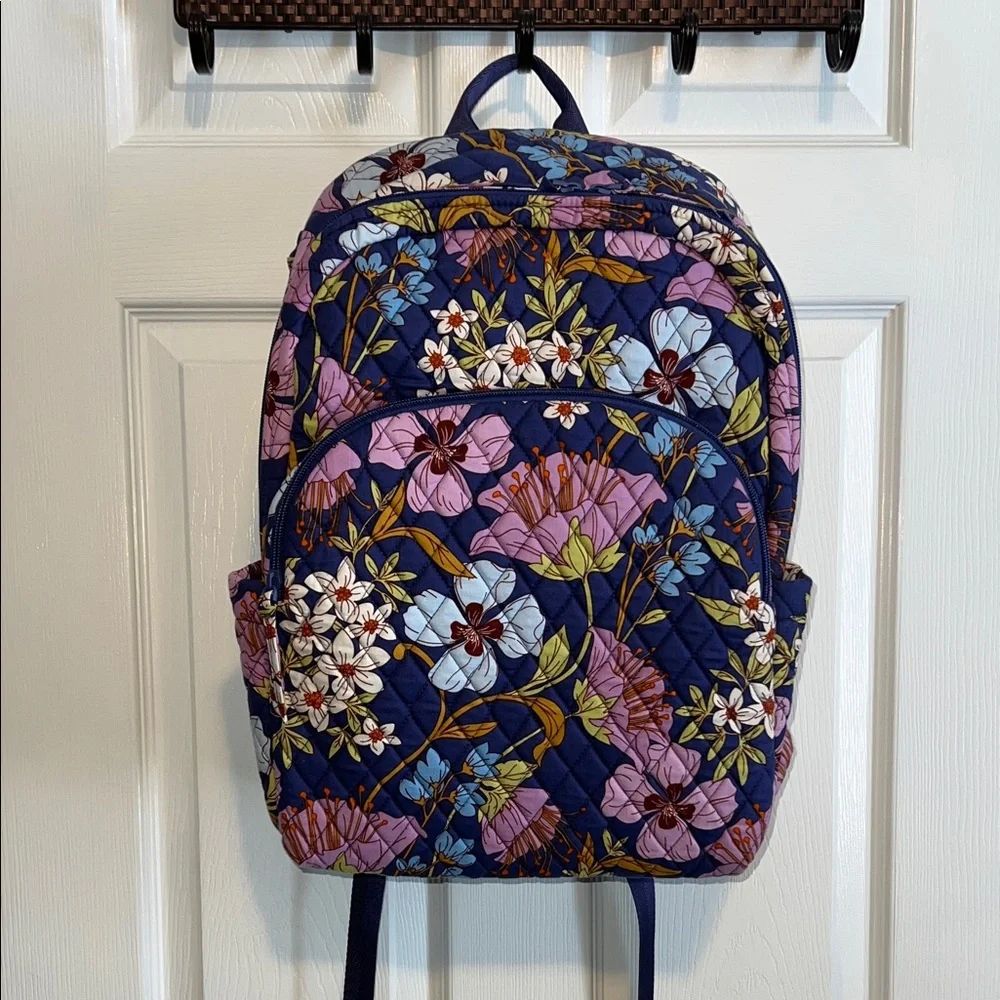 Vera Bradley Floral Quilted Backpack - Picture 1 of 6
